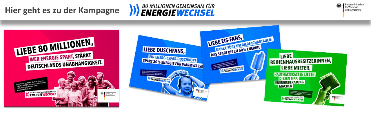 Link zum Informationsportals des BMWK: 80 Millionen gemeinsam für Energiewechsel