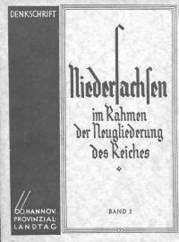 Denkschrift zur Errichtung eines Landes Niedersachsen (1928)