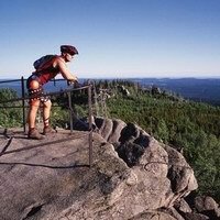 Radfahrer im Harz