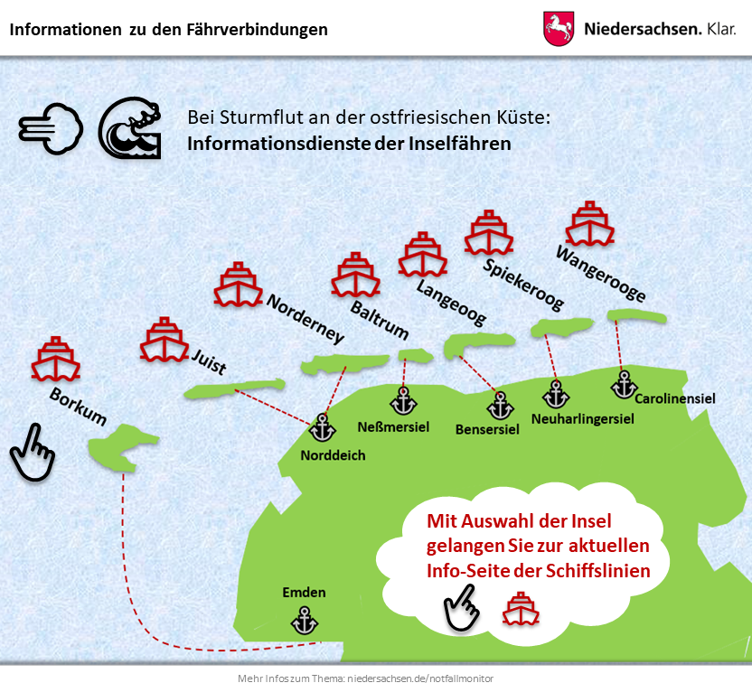 Fabelhafte Fhrverbindungen Ostfriesische Inseln Karte Bilder
