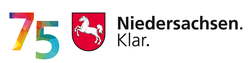 75 Jahre Niedersachsen Logo