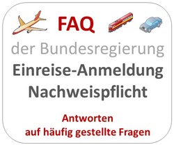 Banner: Reise FAQ der Bundesregierung