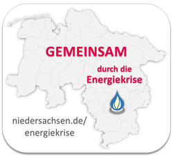 Logo: Niedersachsen - Gemeinsam durch die Energiekrise