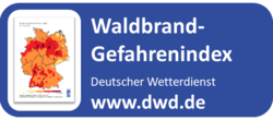 Link zum Deutschen Wetterdienst - Waldbrandgefahrenindex