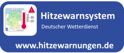 Link zum Deutschen Wetterdienst - Hitzewarnsystem
