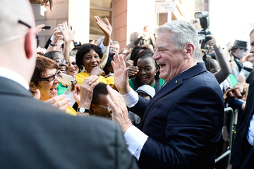 Tag der Deutschen Einheit Hannover 2014, Bundespräsident Gauck, Marktkirche