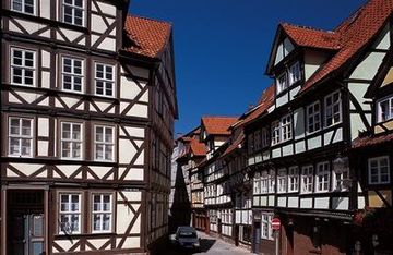 Fachwerkbauten "Vor der Burg" in Hann. Münden