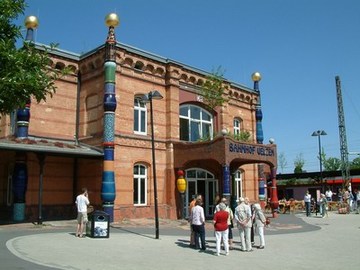 Hundertwasser-Bahnhof in Uelzen