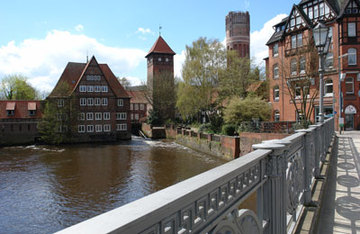 Wasserturm in der Altstadt von Lüneburg