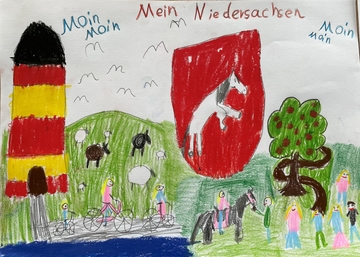 75 Jahre Niedersachsen Mal-und Zeichenwettbewerb