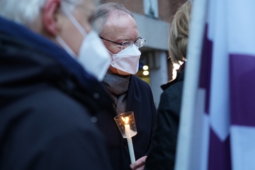 25. Februar 2022 - Ukraine Kundgebung in Hannover