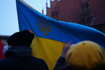 25. Februar 2022 - Ukraine Kundgebung in Hannover