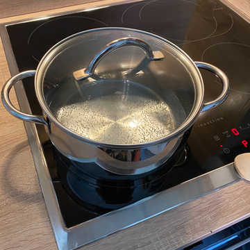 Kochen mit Deckel