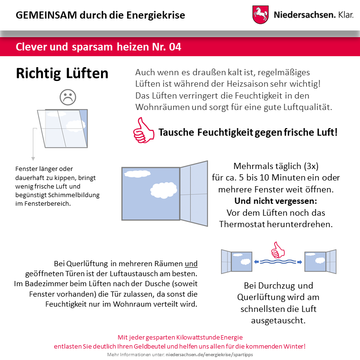 Infografik: Clever und sparsam heizen