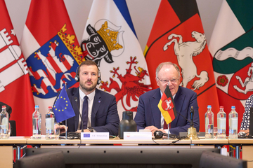 Exekutiv Vizepräsident der EU Virginijus Sinkevičius bei der Sonder-MPK in Brüssel