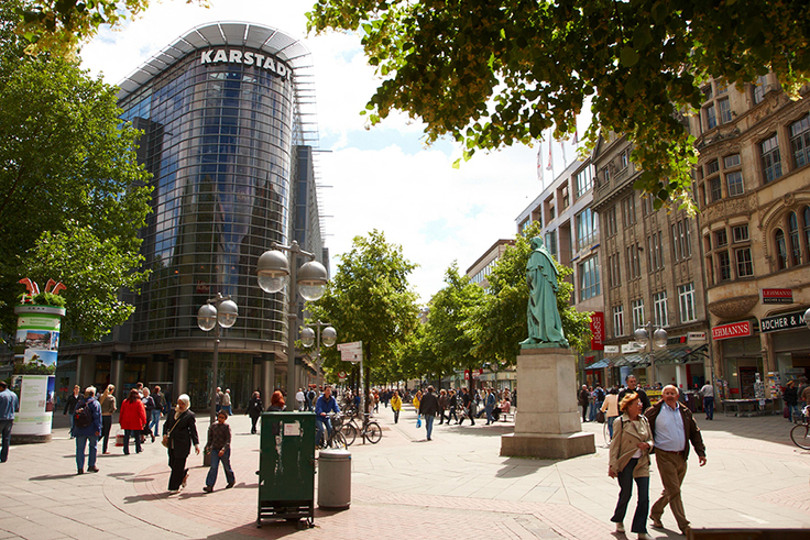 Shoppen in der Innenstadt Hannover