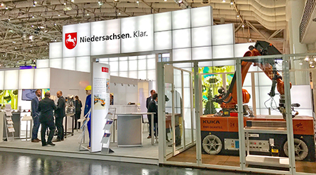 Messestand auf der Hannover Messe 2017