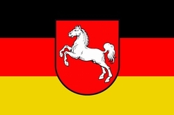 Flagge des Landes Niedersachsen
