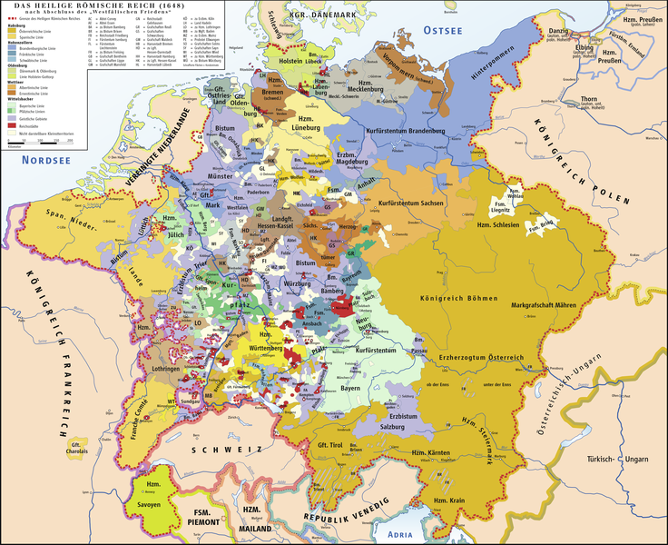 Das Heilige Römische Reich v. 1648