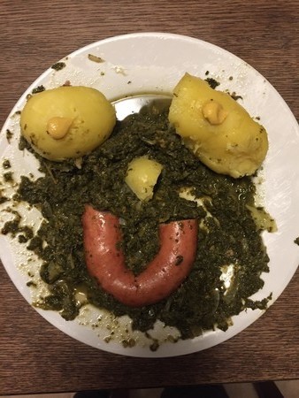 Grünkohl mit Bregenwurst