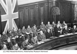Erste Ratssitzung in Hannover nach Kriegsende
