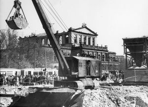 Beginnender Wiederaufbau in Hannover