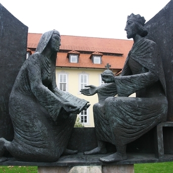 Roswitha Brunnen in Bad Gandersheim