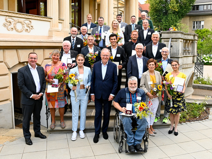 Verleihung der Sportmedaille am 9. Juli 2022