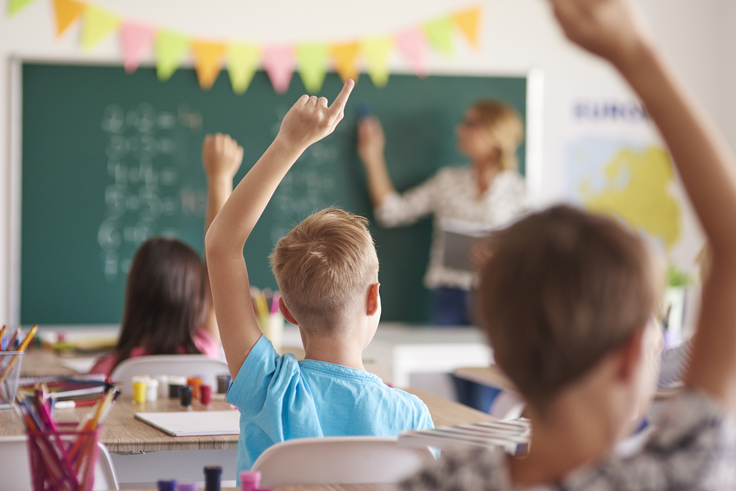 Schüler im Klassenzimmer