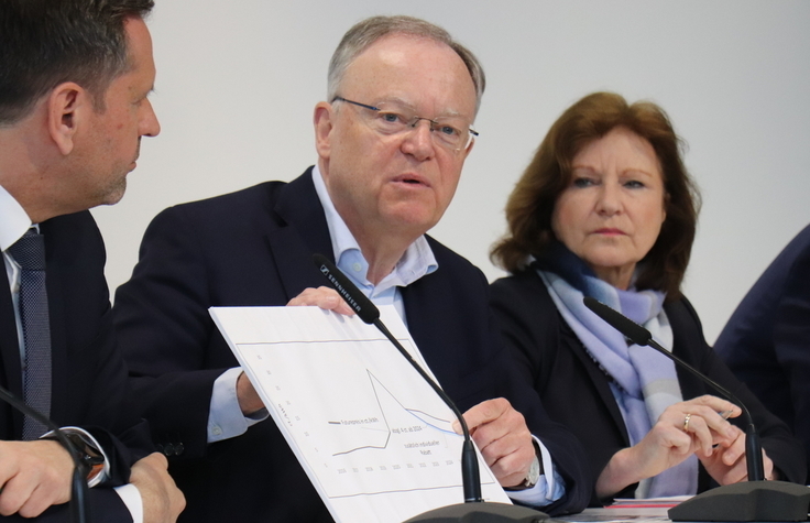 Ministerpräsident Weil in der Landespressekonferenz