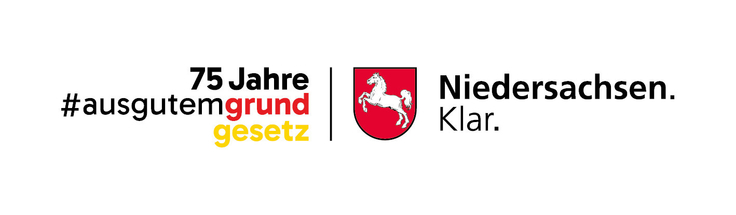 Logo 75 Jahre Grundgesetz