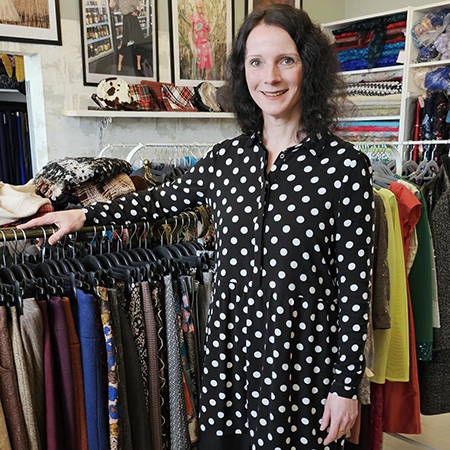 Foto von Melanie Wedemeier, Modedesignerin und Inhaberin Sasse Design
