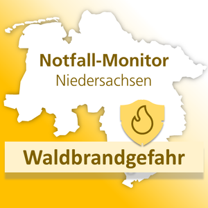 Aktueller Status Notfall-Monitor Niedersachsen: Waldbrandgefahr