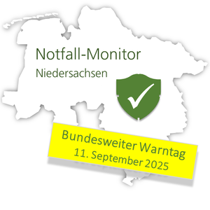 Aktueller Status Notfall-Monitor Niedersachsen: Bundesweiter Warntag am 11. September 2025