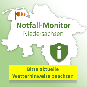Aktueller Status Notfall-Monitor Niedersachsen: Wetterhinweise