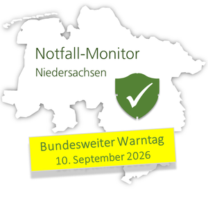 Aktueller Status Notfall-Monitor Niedersachsen: Bundesweiter Warntag 10. September 2026