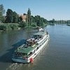 Flusslandschaft der Weser bei Nienburg