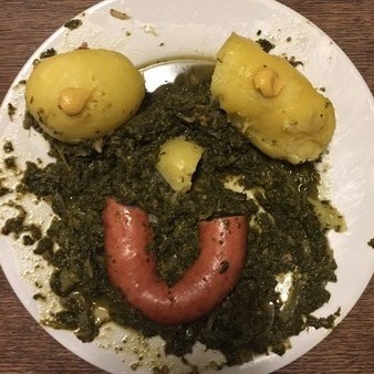 Grünkohl mit Bregenwurst