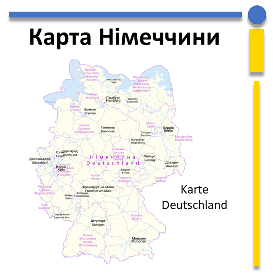 Link zur Deutschlandkarte (Ukrainisch)