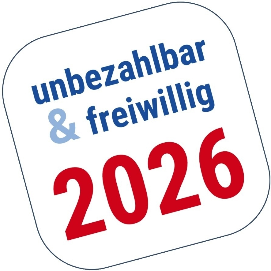 Logo unbezahlbar & freiwillig