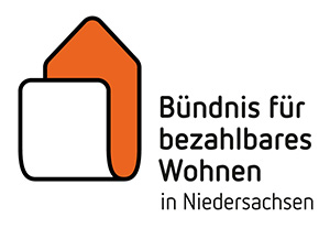 Logo vom Bündnis für bezahlbares Wohnen in Niedersachsen